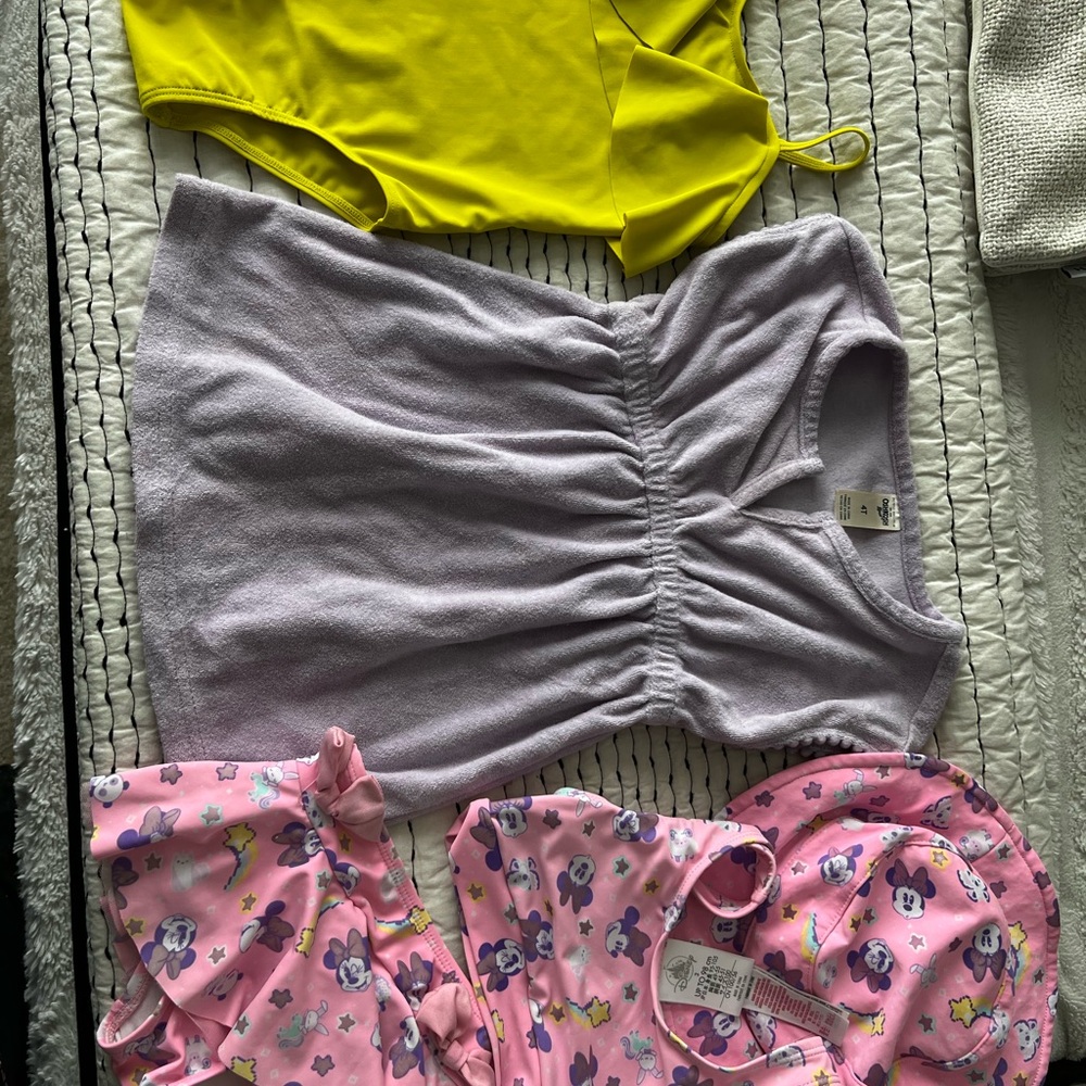 3 sets of swimwear toddler girls